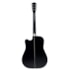 Violão Hertom Stage Dread CE BK Black Eletroacústico Aço C/ Bag