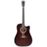 Violão Hertom Stege Dread CE MHB Mahogany Satin Eletroacústico Aço C/ Bag