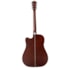 Violão Hertom Stege Dread CE MHB Mahogany Satin Eletroacústico Aço C/ Bag