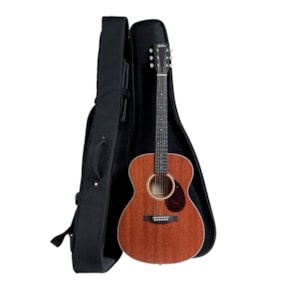 Violão Herton Stege OM MAHO Orchestra Model Mahogany Eletroacústico Aço C/ Bag