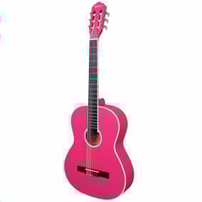 Violão Infantil Giannini Start N14 PKS Pink Satin Nylon