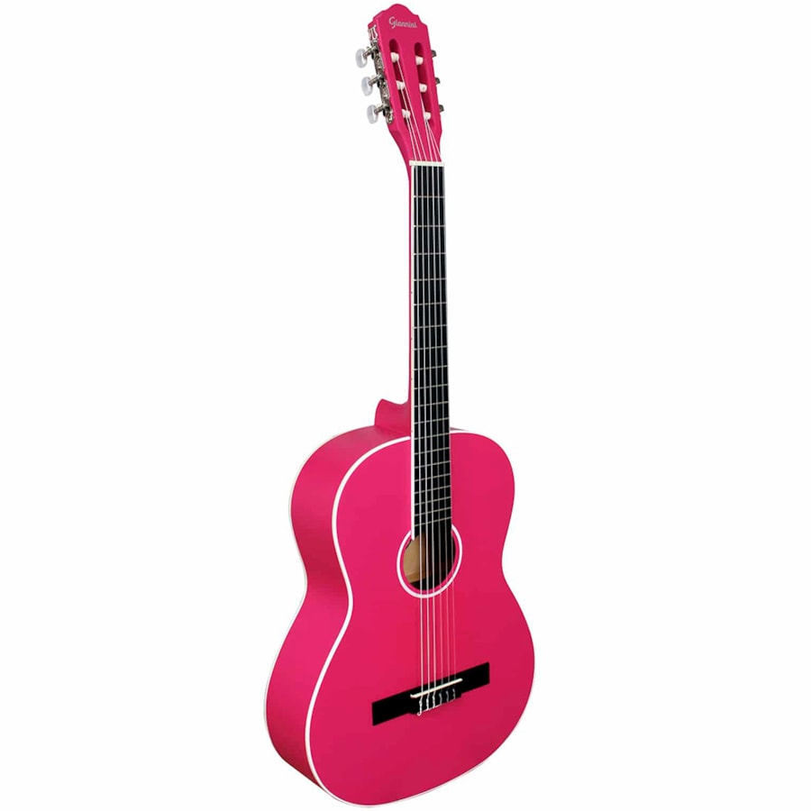 Violão Infantil Giannini Start N14 PKS Pink Satin Nylon