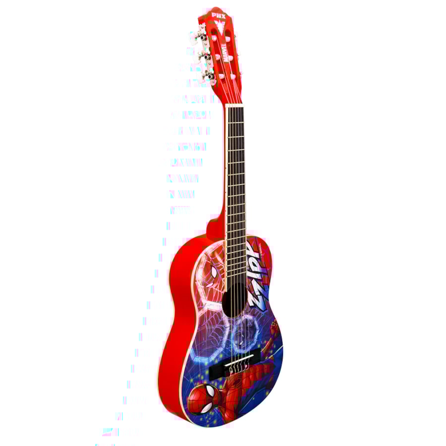 Violão Infantil PHX VIM-S2 Homem Aranha Linha Marvel de Nylon Estampado Violão Infantil PHX VIM-S2 Homem Aranha Linha Marvel de Nylon Estampado