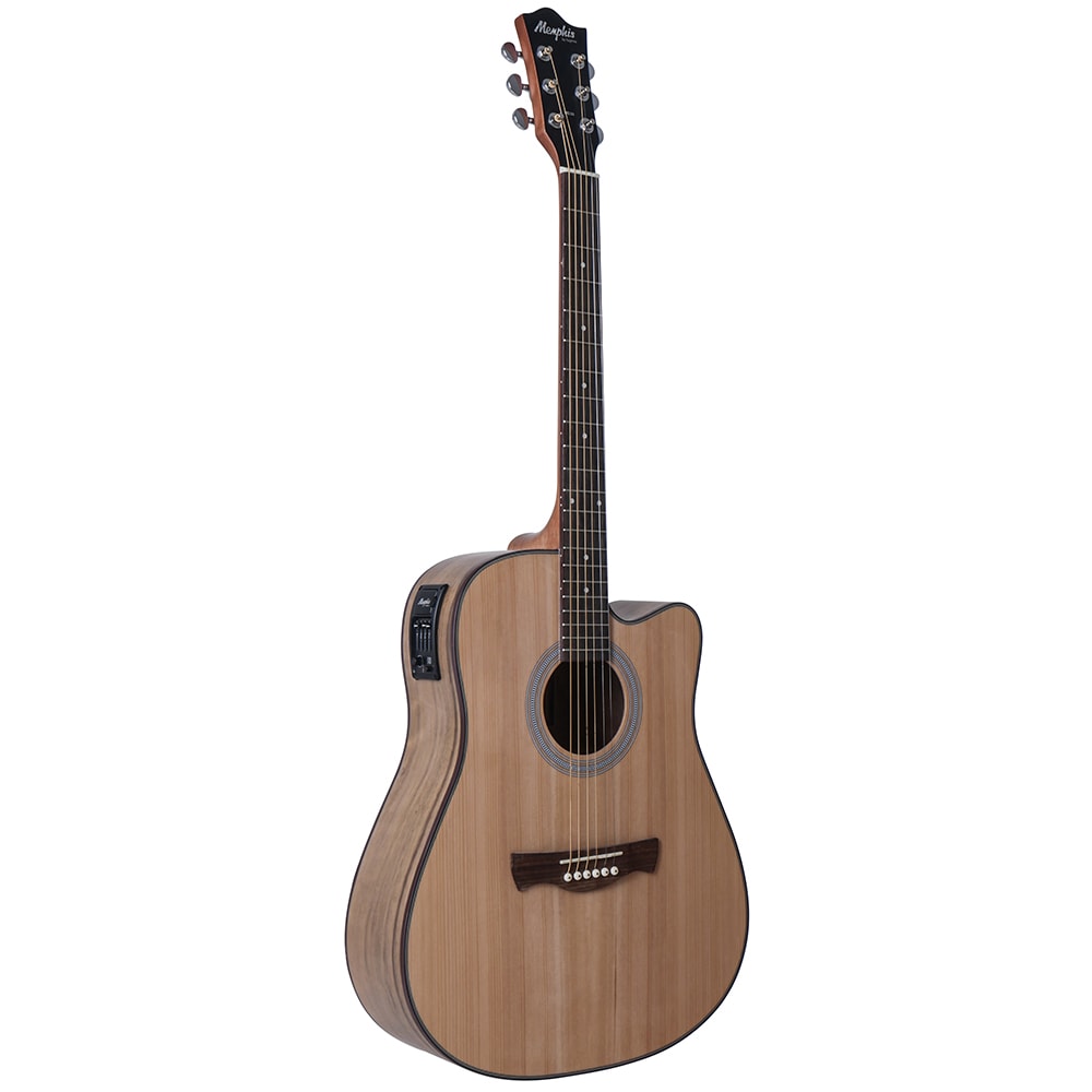 Violão Memphis by Tagima MD-30 EQ NTS Memphis Series Folk de Aço Natural Satin C/ Afinador
