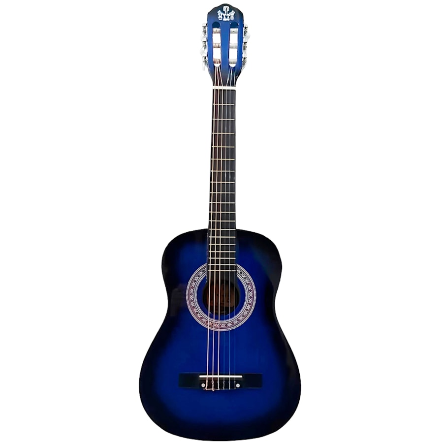 Violão Myth Infantil MT34N Blue Burst Nylon Tamaho 34