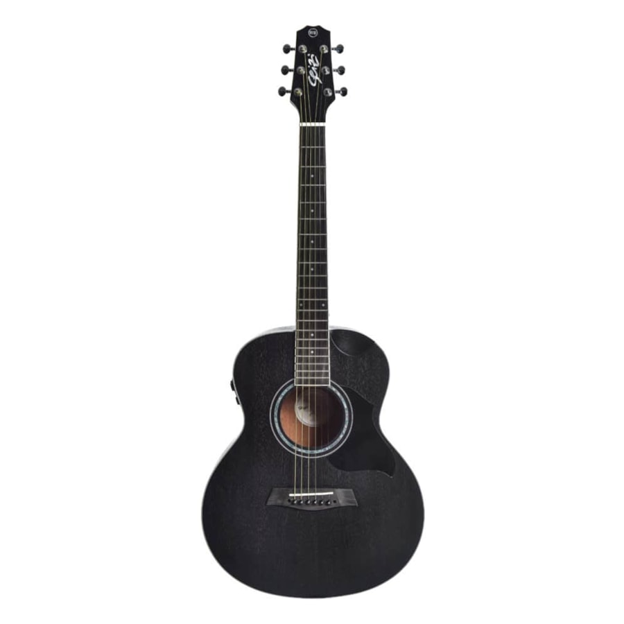 Violão Seizi Mini Nagoya Mirai OPB Linha Originals Grand Concert Mini de Aço Preto Open Pore C/ Pré com Efeitos e Bag Violão Seizi Mini Nagoya Mirai OPB Linha Originals Grand Concert Mini de Aço Preto Open Pore C/ Pré com Efeitos e Bag