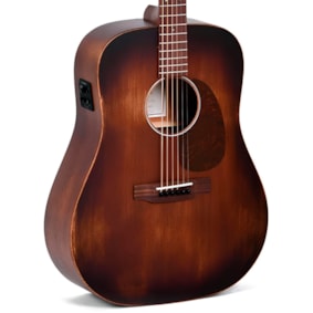 Violão Sigma DM-15E AGED Natural Satin Standard Series Aço Eletroacústico