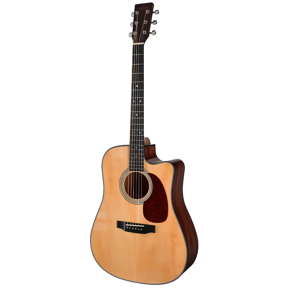 Violão Sigma DMC-1E Natural Standard Series Aço Eletroacústico