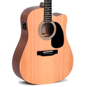 Violão Sigma DMC-STE Natural Satin Standard Series Aço Eletroacústico
