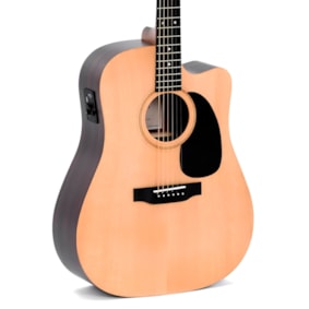 Violão Sigma DTCE Natural Satin Standard Series Aço Eletroacústico