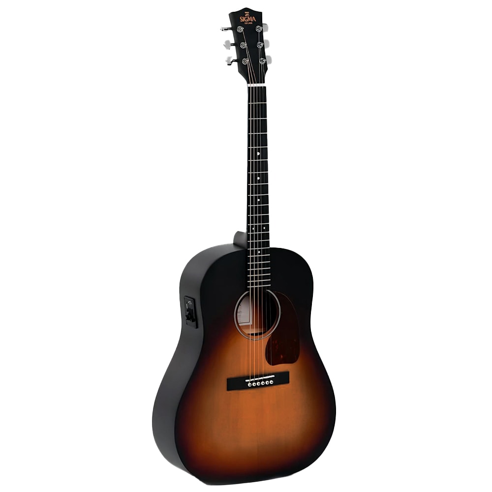 Violão Sigma JM-SGE Sunburst  Standard Series Aço Eletroacústico