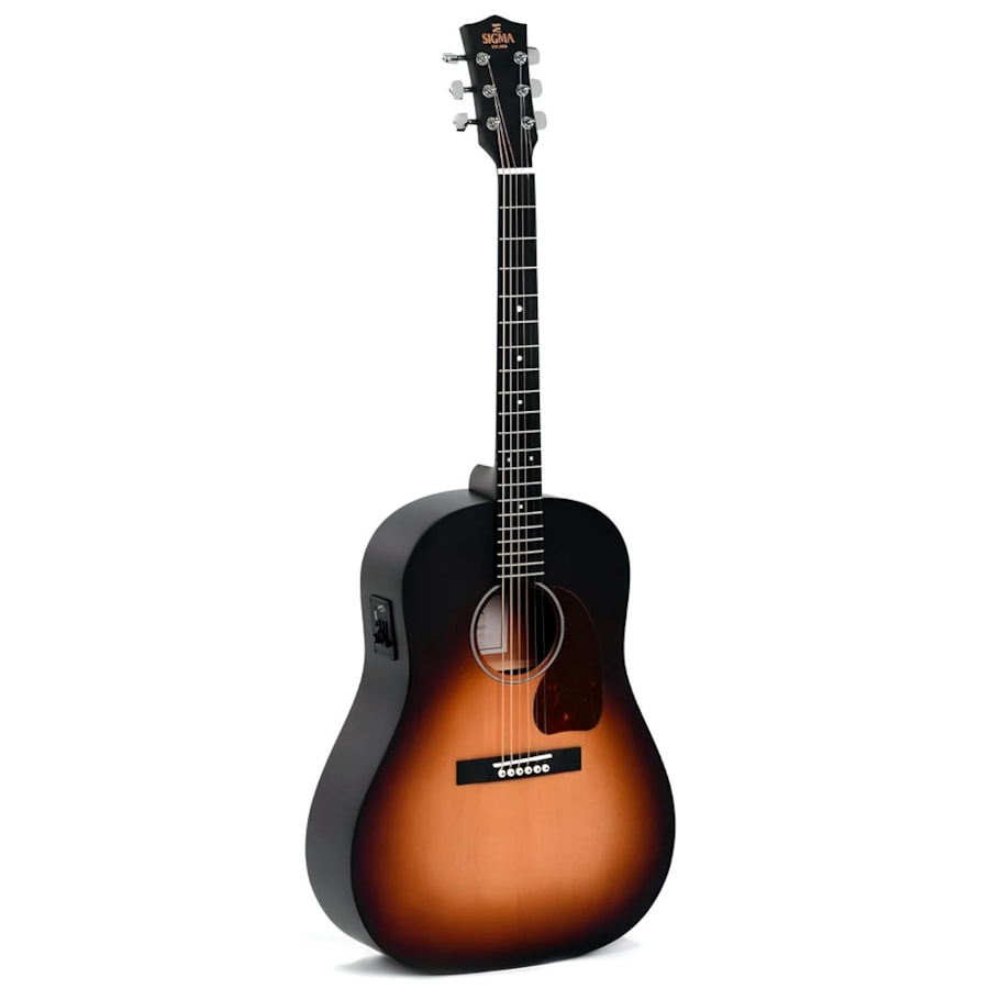 Violão Sigma JM-SGE Sunburst  Standard Series Aço Eletroacústico