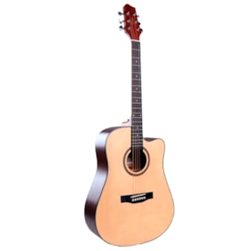 Violão Smiger SM411 NS Natural Satin Eletroacústico Folk Aço C/ Bag Violão Smiger SM411 NS Natural Satin Eletroacústico Folk Aço C/ Bag