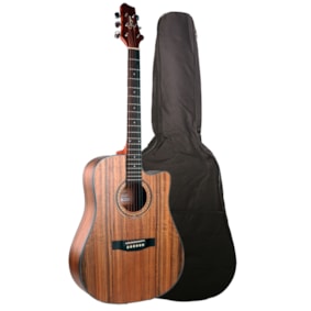 Violão Smiger SM413 WALNUT Walnut Satin Eletroacústico Folk Aço C/ Bag
 Violão Smiger SM413 WALNUT Walnut Satin Eletroacústico Folk Aço C/ Bag