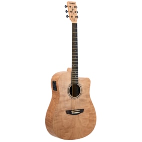 Violão Stinberg FS4D FOS Okoume Flamed Satin Florest Series Eletroacústico de Aço