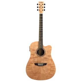 Violão Stinberg FS4D FOS Okoume Flamed Satin Florest Series Eletroacústico de Aço