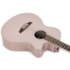 Violão Strinberg CA50C PK Pink Sparkle Full Sparkle Cromo Eletroacústico Aço