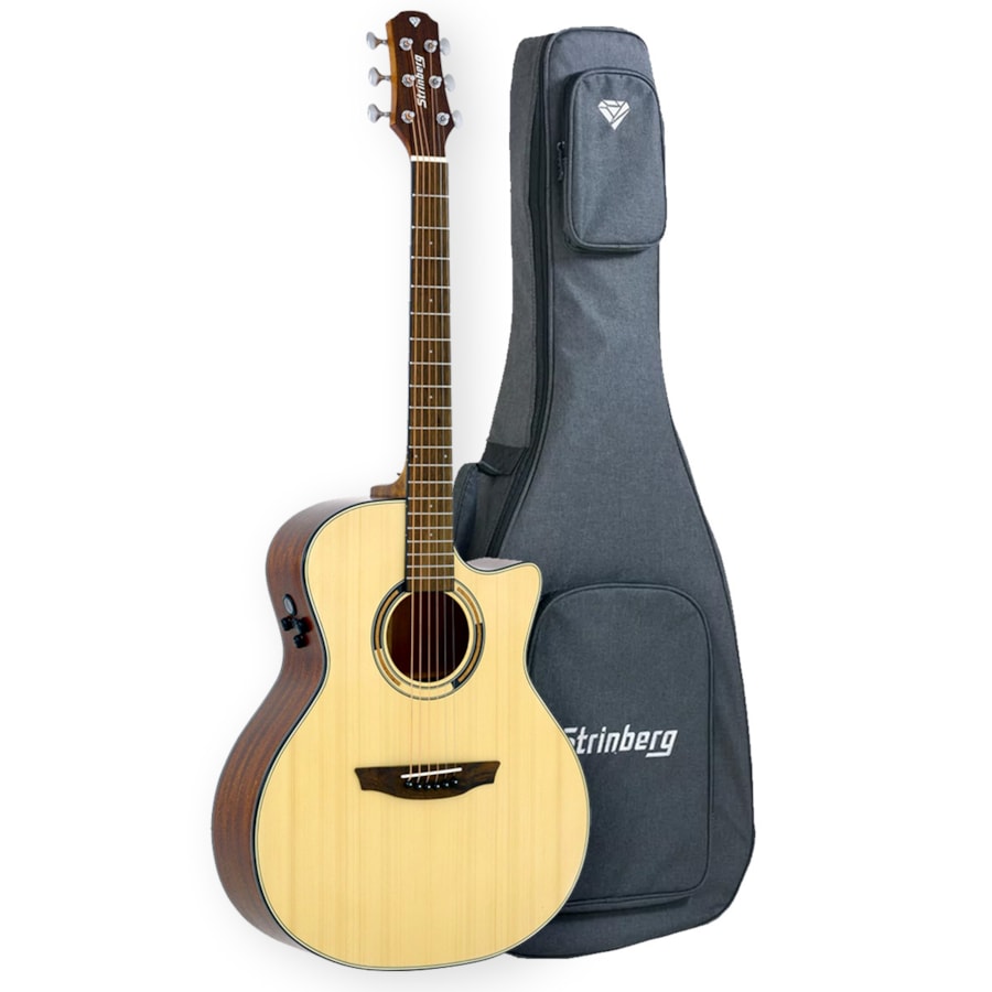 Violão Strinberg DA2SC N Diamond Series Natural Grand Auditorium com Bag