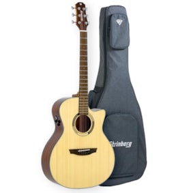 Violão Strinberg DA2SC N Diamond Series Natural Grand Auditorium com Bag Violão Strinberg DA2SC N Diamond Series Natural Grand Auditorium com Bag