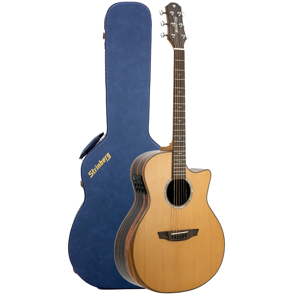 Violão Strinberg DA5SCR RT NS Natural Satin Diamond Series De Aço C/ Case