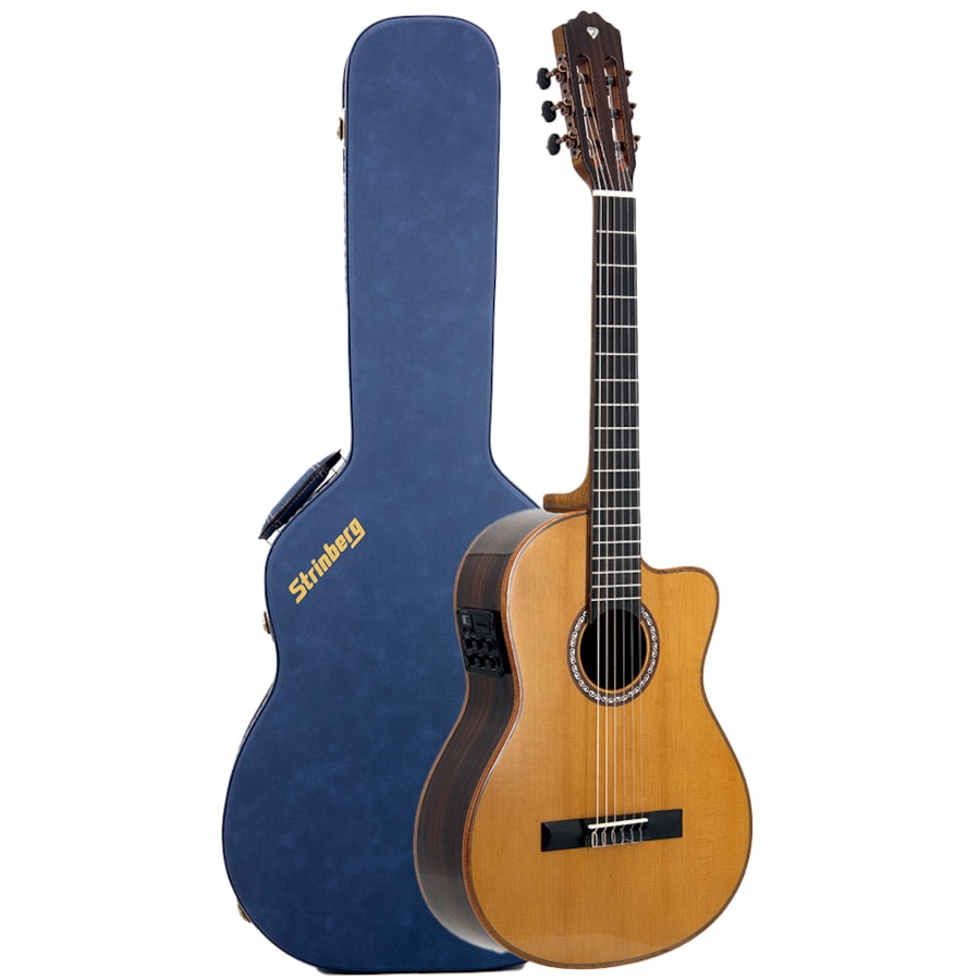 Violão Strinberg DC6SC RT N Natural Diamond Series De Nylon C/ Case