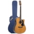Violão Strinberg DD6SC RT N Natural Brilhoso Linha Diamon De Aço C/ Case
