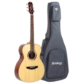Violão Strinberg DM2S N Diamond Series Orchestral Natural C/ Bag Violão Strinberg DM2S N Diamond Series Orchestral Natural C/ Bag