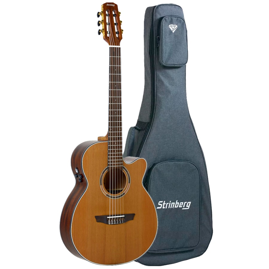 Violão Strinberg DN1C NS Natural Satin Diamond Series Nylon C/ Bag