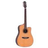 Produto Violão Strinberg Dublin DE55SC N Euro Series Folk de Aço C/ Tampo Sólido e Afinador Natural