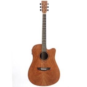 Violão Strinberg FS4D BGS Natural Bubinga Satin Forest Series Eletroacústico De Aço