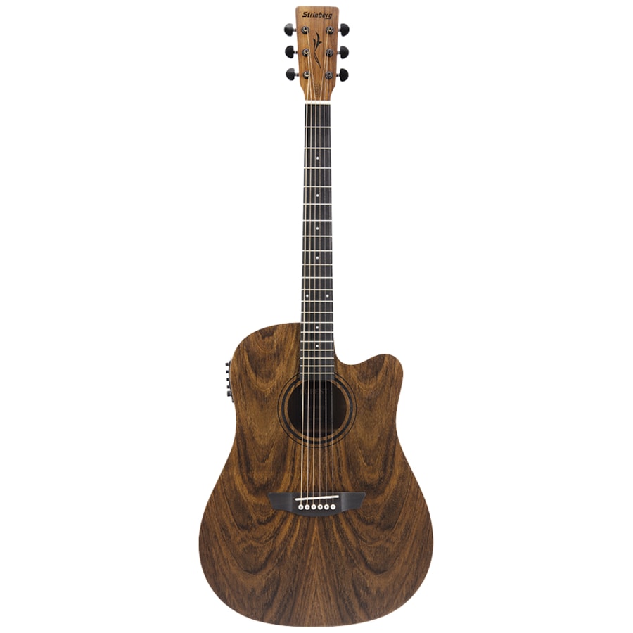 Violão Strinberg FS4D WS Walnut Satin Forest Series Eletroacústico De Aço