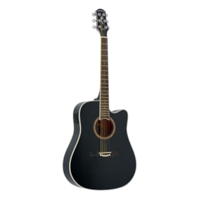 Violão Strinberg London LE30C BK Euro Series Folk de Aço C/ Afinador Preto