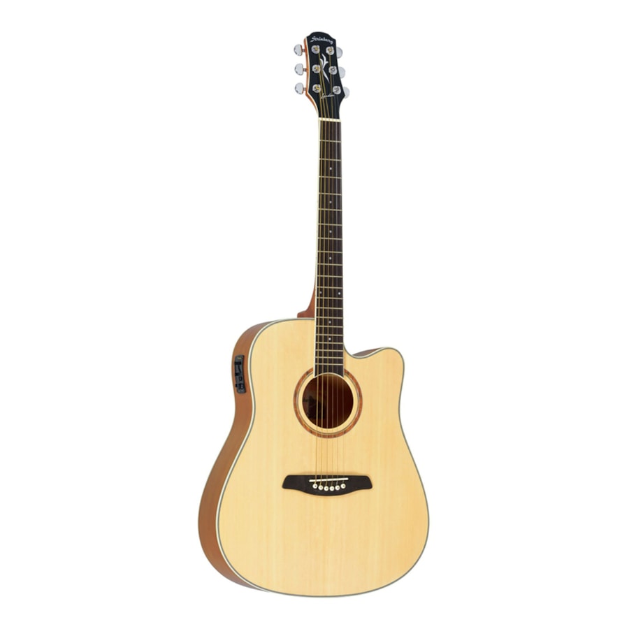 Violão Strinberg London LE30C N Euro Series Folk de Aço C/ Afinador Natural Violão Strinberg London LE30C N Euro Series Folk de Aço C/ Afinador Natural