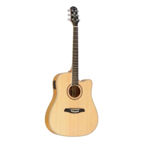 Violão Strinberg London LE30C NS Euro Series Folk de Aço C/ Afinador Natural Fosco