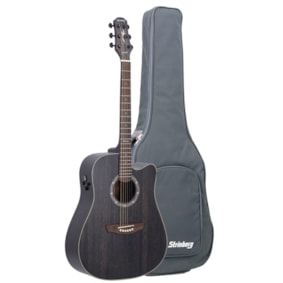 Violão Strinberg London LE50C TOS Tobacco Satin Eletroacústico Aço C/ Bag