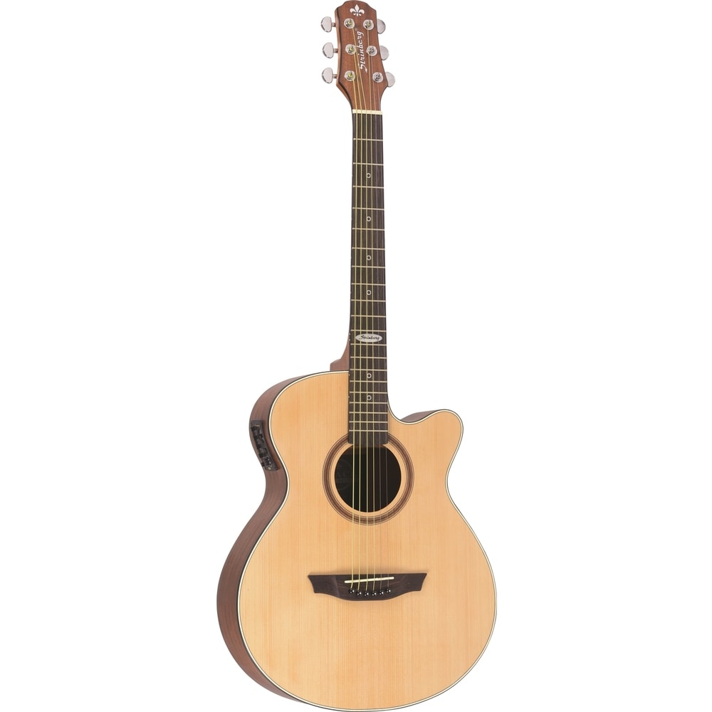 Violão Strinberg SA200C NS Black Series Artístico de Aço C/ Afinador Natural Fosco