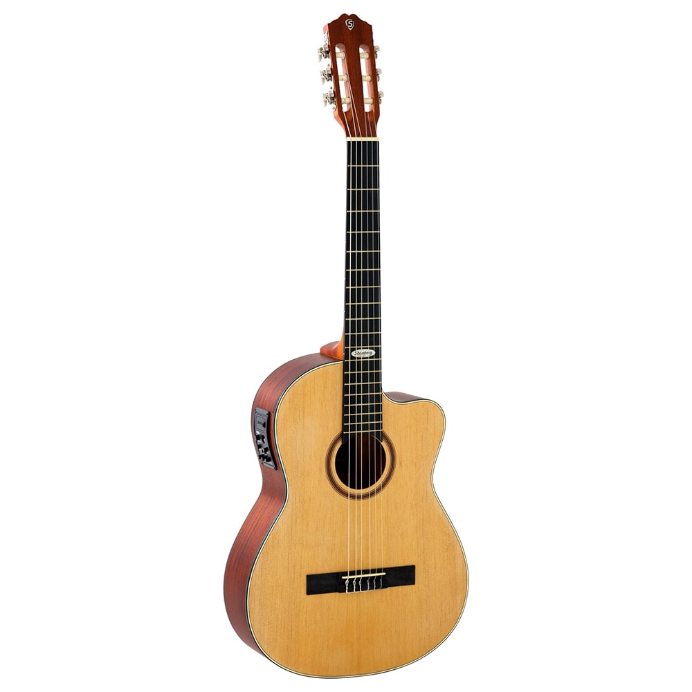 Violão Strinberg SC200C NT Black Series Natural Eletroacústico Nylon