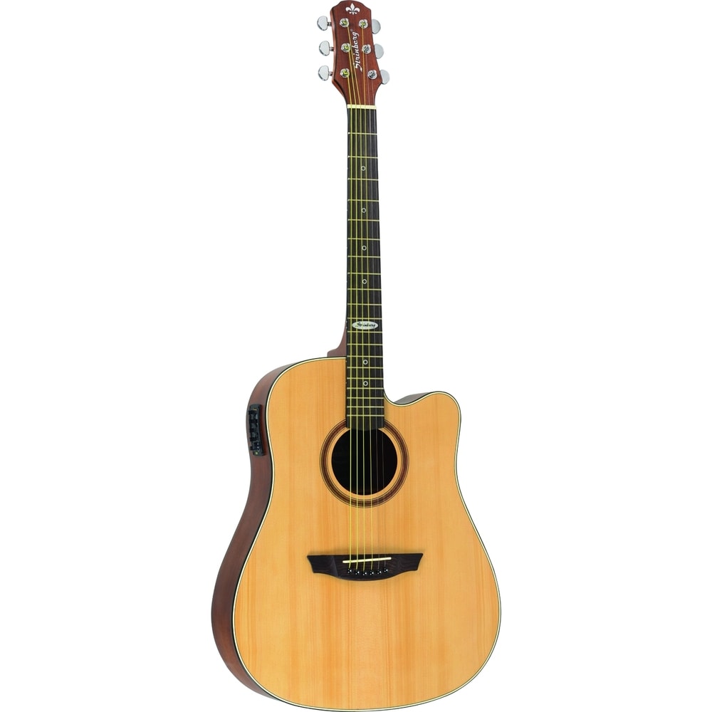 Violão Strinberg SD200C NS Black Series Folk de Aço C/ Afinador Natural Fosco