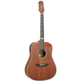 Violão Strinberg SD201HC MGS Folk Eletroacústico de Aço C/ Afinador e Bag Marrom Fosco