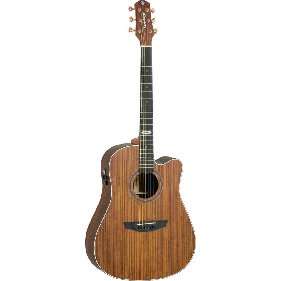 Violão Strinberg SD300C WS Black Series Plus Folk de Aço C/ Afinador e Bag Walnut Fosco Violão Strinberg SD300C WS Black Series Plus Folk de Aço C/ Afinador e Bag Walnut Fosco