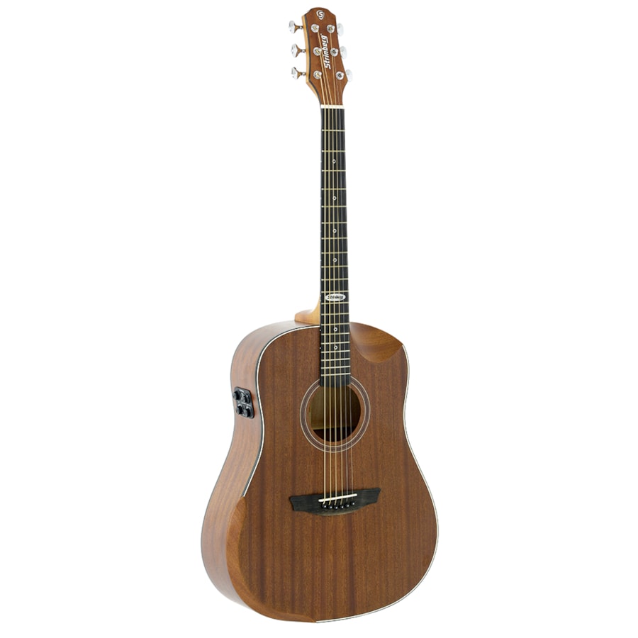 Violão Strinberg SD301HCR MGS Galaxy Series Folk de Aço Mahogany Fosco C/ Efeitos e Bag