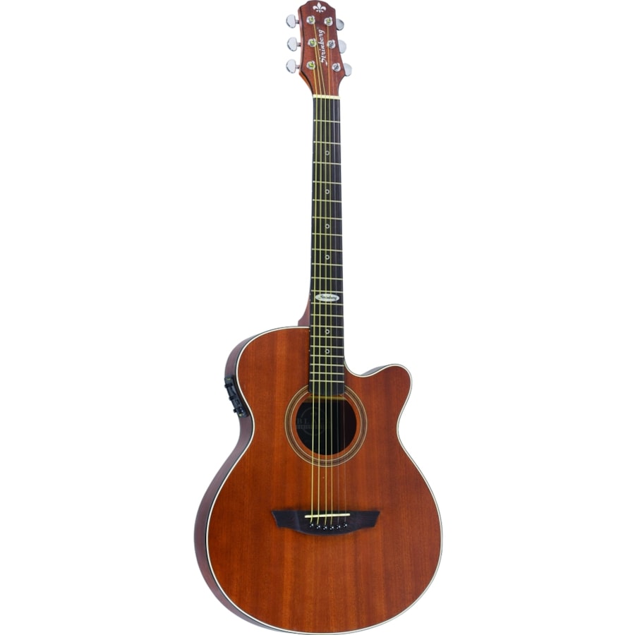 Violão Strinberg SF200C MGS Black Series Super Flat De Aço C/ Afinador Mahogany Fosco Violão Strinberg SF200C MGS Black Series Super Flat De Aço C/ Afinador Mahogany Fosco