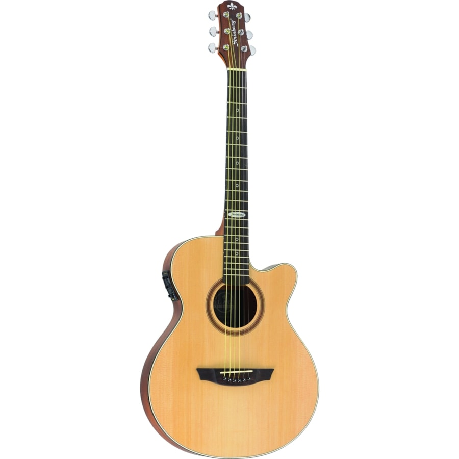 Violão Strinberg SF200C NS Black Series Super Flat De Aço C/ Afinador Natural Fosco Violão Strinberg SF200C NS Black Series Super Flat De Aço C/ Afinador Natural Fosco