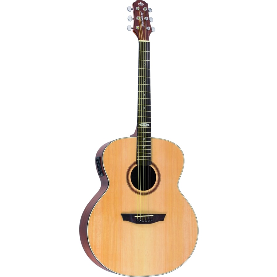 Violão Strinberg SJ200 NS Black Series Semi Jumbo de Aço C/ Afinador Natural Fosco