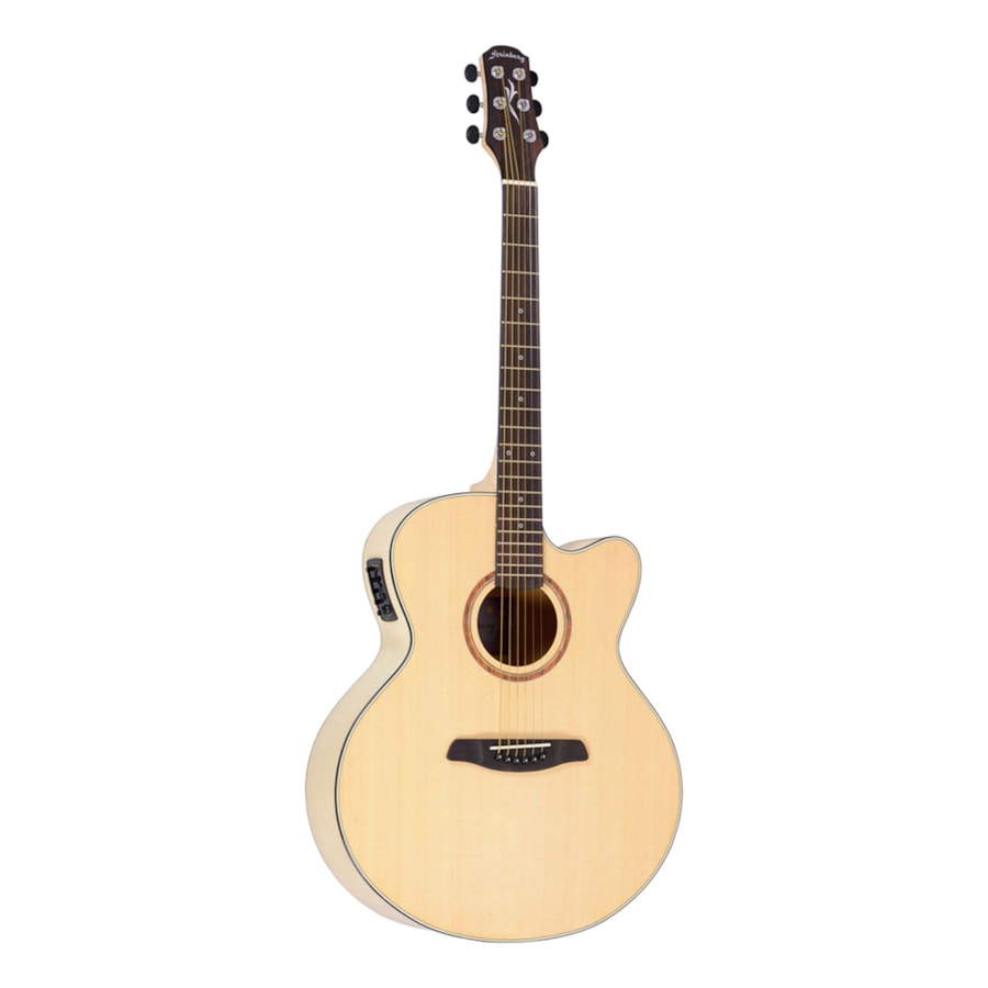 Violão Strinberg SJ25C N Euro Series Jumbo de Aço C/ Afinador Natural