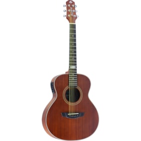 Violão Strinberg SM200 MGS Black Series Artístico Mini de Aço C/ Afinador Mahogany Fosco