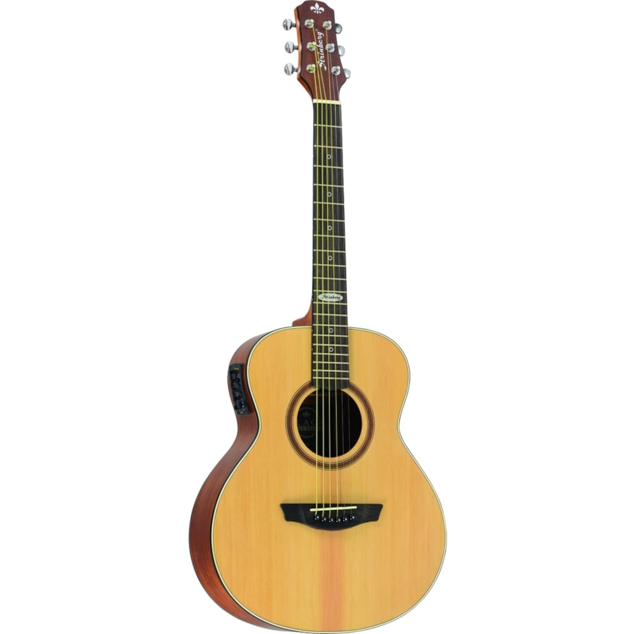 Violão Strinberg SM200 NS Black Series Artístico Mini de Aço C/ Afinador Natural Fosco Violão Strinberg SM200 NS Black Series Artístico Mini de Aço C/ Afinador Natural Fosco