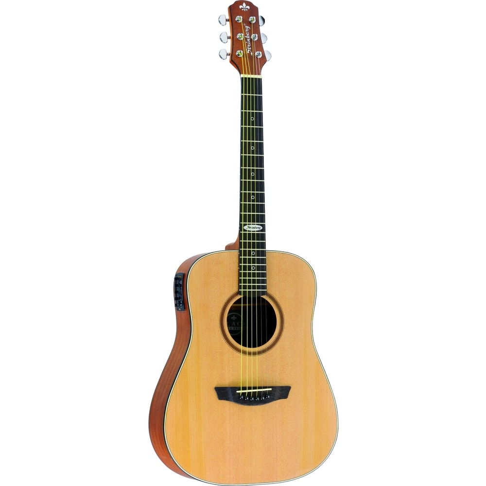Violão Strinberg SR200 NS Black Series Folk Mini de Aço C/ Afinador Natural Fosco