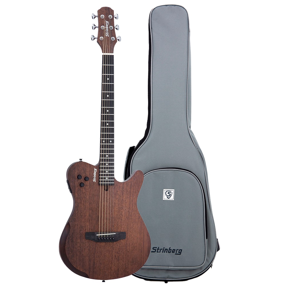 Violão Strinberg SSA60 MGS Mahogany Satin Linha Soul Eletroacústico Aço C/ Bag
