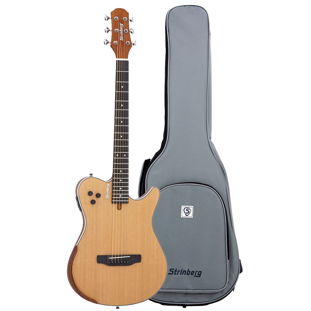 Violão Strinberg SSA60 NS Natural Satin Linha Soul Eletroacústico Aço C/ Bag